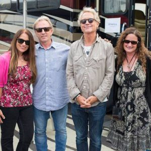 Lauren Royal and I with America (the Band)