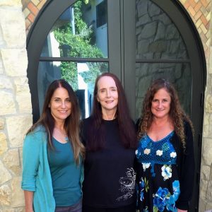 My BFF Lauren Royal and I with author Kathryn Lynn Davis (middle)