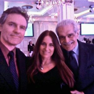 Omar Sharif (right) with Rich and Me